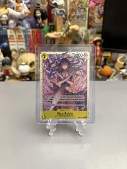 Nico Robin EB03-055 SR Foil English One Piece TCG Card Near Mint - Image 1