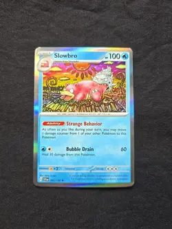 Pokemon TCG Scarlet & Violet Base Set Holo Rare Card Slowbro 43/198 - Image 1