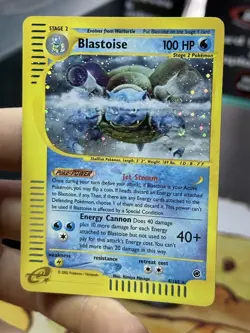 #2 Blastoise 4/165 Expedition 2002 Rare Holo e-Series Pokemon Card TCG - Image 4