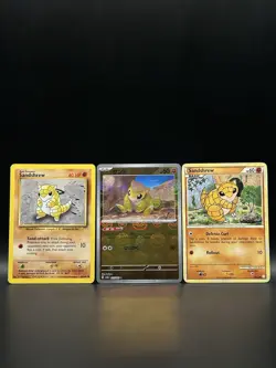 Sandshrew Bundle 62/102 027/165 79/123 - Pokemon Cards - DMG/NM/LP - Image 1