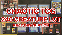 Chaotic TCG Cards | 246 Card Lot of Various Creatures *Read Description* - Image 1