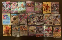 Pokemon Card Ex And V - 100 Card Lot- - Image 1