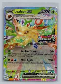 Leafeon ex - (Prismatic Evolutions Stamp) Promo Miscellaneous Cards & Products - Image 1