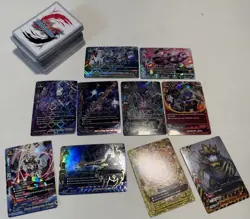 Buddyfight Cards Lot of 140+ Cards Holos Mixed - Image 1