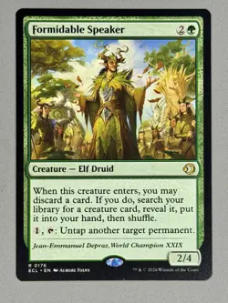 Lorwyn Eclipsed MTG Formidable Speaker R176 Non Foil NM Card - Image 3