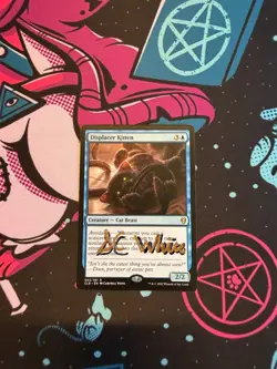 Displacer Kitten Commander Legends SIGNED BY ARTIST FROM MTG CON - Image 1