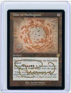 Door to NothingnessThe Brothers' War Retro Artifacts Signed Artist Proof MTG - Image 1