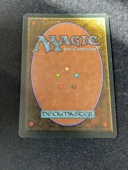 1x Swamp Drudge Skeleton Misprint MTG 4th Edition LP SIGNED German - Image 2