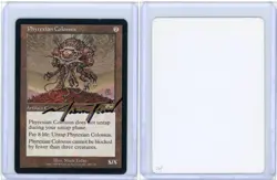 Phyrexian Colossus Urza's Saga Rare Shadow Signed Artist Proof MTG - Image 3