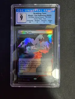 Scalding Tarn Zendikar Rising Expeditions Foil CGC 9 MINT - Image 1