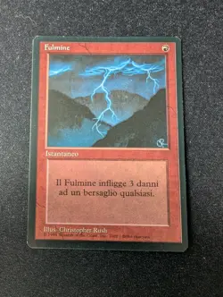 2x Lightning Bolt FBB Foreign MP MTG - Image 1