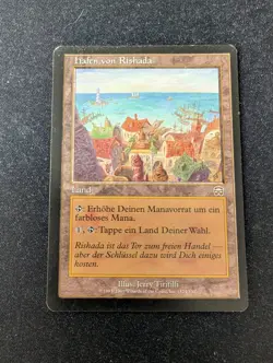 1x Rishadan Port MTG Magic the Gathering Mercadian Masques MP German - Image 1