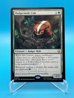 MTG Avatar: The Last Airbender - Badgermole Cub - Nonfoil M 0167 - NM - Image 1