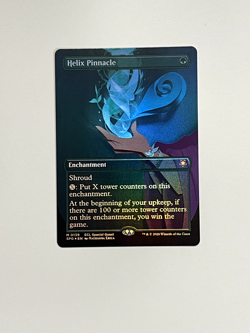 Helix Pinnacle (Borderless) Special Guests Foil - Green Enchantment - NM - Image 1