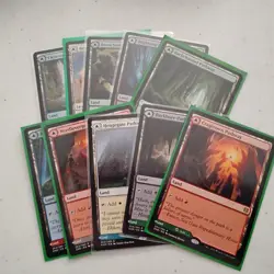 Magic the Gathering MTG, Set of 10 Pathways, Kaldheim Zendikar Rising - Image 1