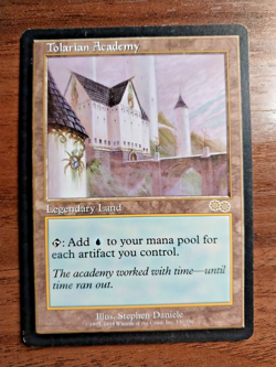 1x Tolarian Academy - LP/MP - Urza's Saga - SPARROW MAGIC mtg - Image 1