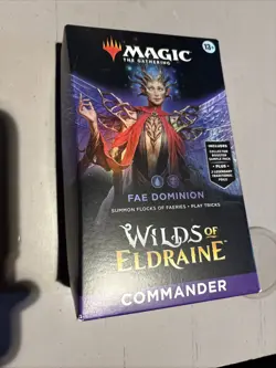 MAGIC THE GATHERING COMMANDER DECK FAE DOMINION WILD OF ELDRAINE. BRAND NEW - Image 1