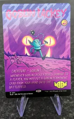 MTG Goblin Lackey (Secret Lair 1311 Promo) Non-foil Crimped!! - Image 1