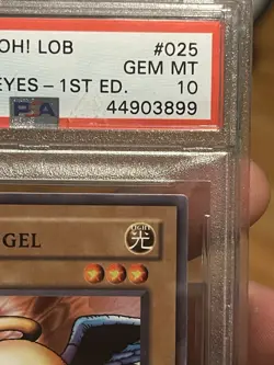 Yugioh LOB-025 Petit Angel Card 1st Edition PSA 10 Gem Mint Legend Of Blue-eyes - Image 3