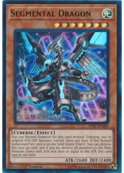 Yugioh - Segmental Dragon (Ultra Rare) (1st Edition) - SDPL-EN008 P - Image 1