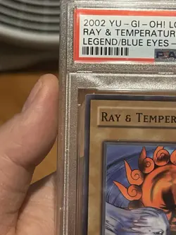 Yugioh 1st Edition Ray & Temperature LOB-035 PSA 10 Gem Mint Legend Of Blue-eyes - Image 4