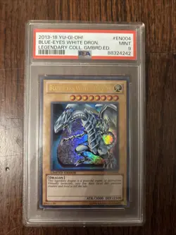 Yu-Gi-Oh Blue-Eyes White Dragon Legendary Collection GMBRD ED 2013-2018 PSA 9 - Image 1