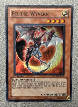 Eclipse Wyvern SDDC-EN003 Dragons Collide Super Rare 1st Edition VLP - Image 1