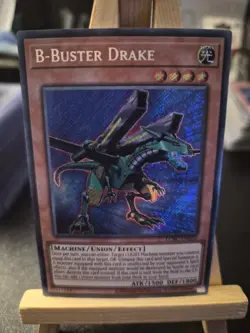 B-Buster Drake LCKC-EN020 Secret Rare Unlimited Yugioh NM - Image 1