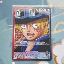 Bandai Sabo Leader OP13-004 5000 Japanese One Piece CCG Card - Image 1