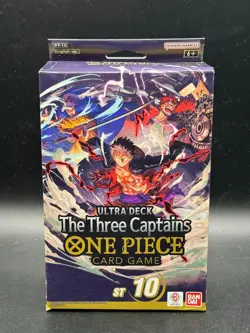 One Piece CCG Three Captains Ultra Deck ST-10 Sealed New BANDAI English - Image 1
