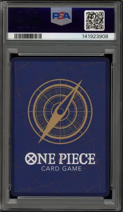 One Piece CCG Shanks 3rd Anniversary Gold OP09-004 PSA 10 Gem Mint - Image 2