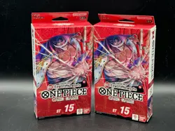 x2 One Piece CCG Edward Newgate ST-15 Starter Deck Sealed New BANDAI ENGLISH - Image 1