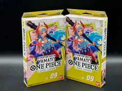 x2 One Piece CCG Yamato ST-09 Starter Deck Sealed New BANDAI ENGLISH - Image 1