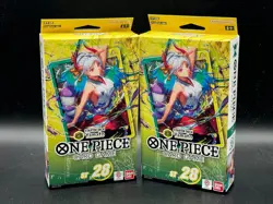 x2 One Piece CCG Yamato ST-28 Starter Deck Sealed New BANDAI ENGLISH - Image 1