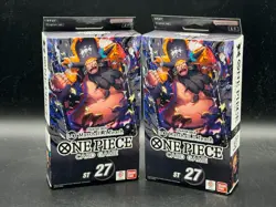 x2 One Piece CCG Marshall D Teach ST-27 Starter Deck Sealed New BANDAI - Image 1