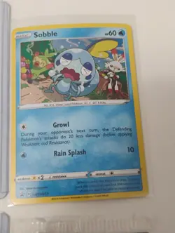 Pokemon Sobble Promo-Wobbuffet Shaymin Full Arts-Ilustration Rare Holo Cards - Image 5