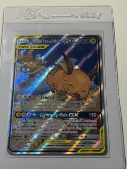 Unified Minds Raichu and Alolan Raichu GX Tag Team Alternative Art Card 221/236 - Image 5