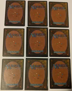 MTG Lot 9 LP Old Vintage Cards. Alpha, Arabian Nights, Dark, BETA ZOMBIE MASTER! - Image 2