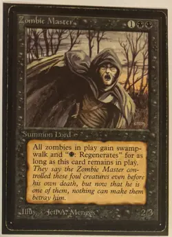 MTG Lot 9 LP Old Vintage Cards. Alpha, Arabian Nights, Dark, BETA ZOMBIE MASTER! - Image 3