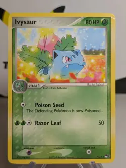 Ivysaur 7/17 Pop Series 2 Promo Vintage Pokemon Card LP+ - Image 1