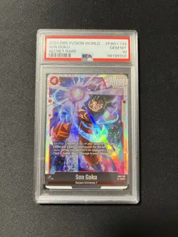 Dragon Ball Super Card Game Son Goku Awakened Pulse FB01-139 SCR PSA 10 - Image 3