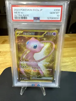 Mew ex UR 208/165 Pokemon 151 SV2a Japanese Card Game Scarlet & Violet NM - Image 1