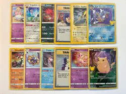 Pokemon Celebrations Lot Near Mint 12 Cards - Dark Gyarados Pikachu Mew Zapdos - Image 1