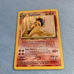 Vtg Pokemon Card 2000 Neo Genesis Typhlosion 17/111 Holo Rare WOTC MP - Image 4