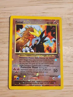 Pokemon TCG Entei 34/53 WoTC Promo Promo card Holo LP - Image 1