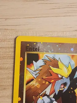 Pokemon TCG Entei 34/53 WoTC Promo Promo card Holo LP - Image 2