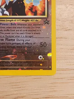 Pokemon TCG Entei 34/53 WoTC Promo Promo card Holo LP - Image 5