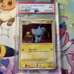 PSA 9 Pokemon 2007 Shinx DP Card Exchange 061/DP PROMO Japanese - Image 1