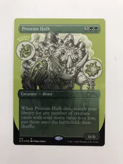 Protean Hulk Etched Foil Borderless MTG Magic Gathering Card NM Near Mint SLD - Image 1