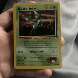 Brock's Zubat 24/132 Gym Heroes Rare Pokemon Card - Image 1